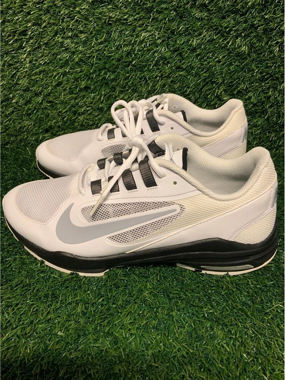 NIKE Lunar Edge Lunarlon White/Black/Gray Sneaker 526536-100 Men’s Size 10.5